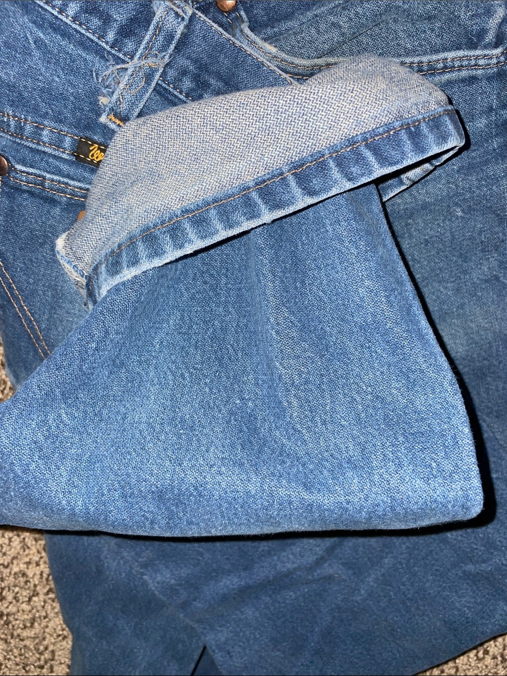 Wrangler 13MWZ Cowboy Cut Jeans 35x34 Vintage Western Ranch Denim - Picture 6 of 9